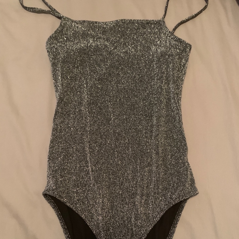 Top shop shimmer bodysuit